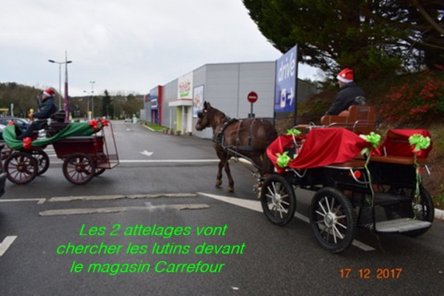 (082) Père Noël à Carrefour le 17 décembre 2017