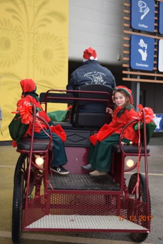 (082) Père Noël à Carrefour le 17 décembre 2017